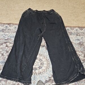 Three Bird Nest Charcoal Cropped Pants